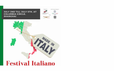 A SHANGHAI IL “FESTIVAL ITALIANO” PER LA PROMOZIONE DEL MADE IN ITALY. TRA I MARCHI C’E’ ANCHE “CANTINE ITALIANE”